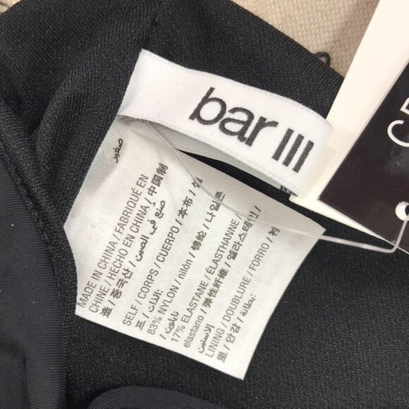 Bar III Nailhead Embellished Bikini Swim Top - Picture 4 of 5